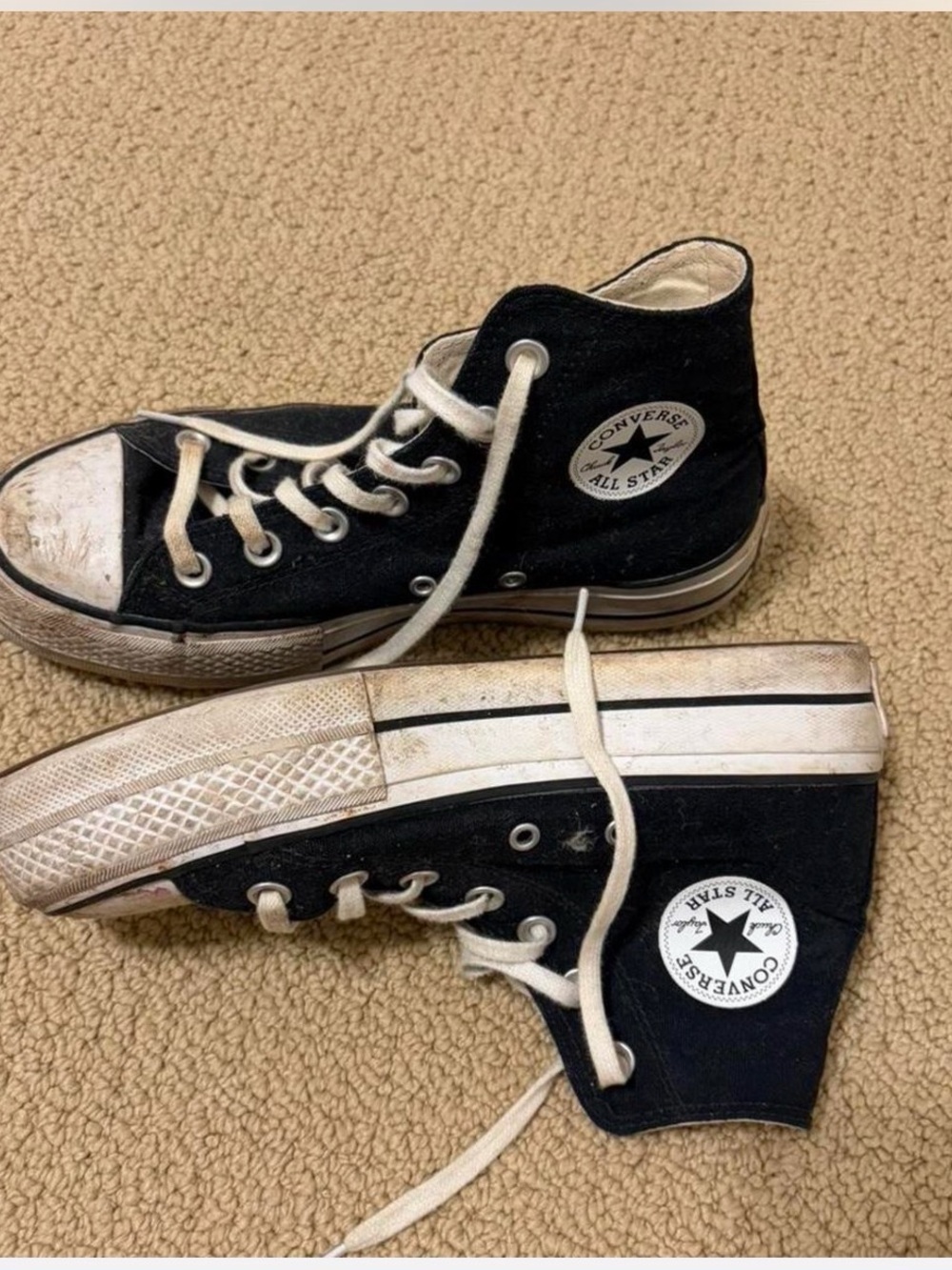 Converse Black & White Chuck Taylor All Star High Top Sneakers
